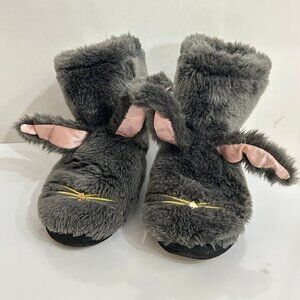 Kate Spade Bethie Bunny faux fur slippers